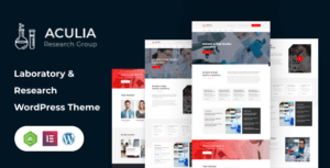 Aculia Laboratory & Research WordPress Theme
