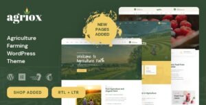 Agriox Agriculture Farming WordPress Theme