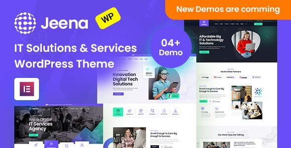 Jeena Technology & IT Solutions WordPress Theme