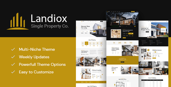 Landiox Single Property WordPress Theme