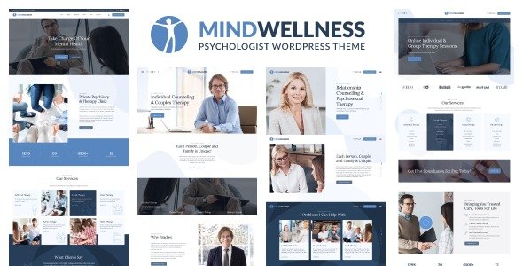 Mindwellness Psychology and Counseling WordPress Theme