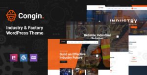 Congin Industry & Factory WordPress Theme