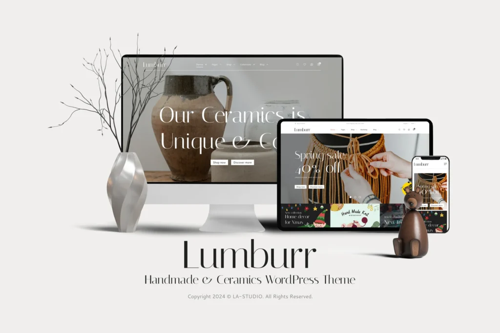 Lumburr Handmade & Ceramics WordPress Theme