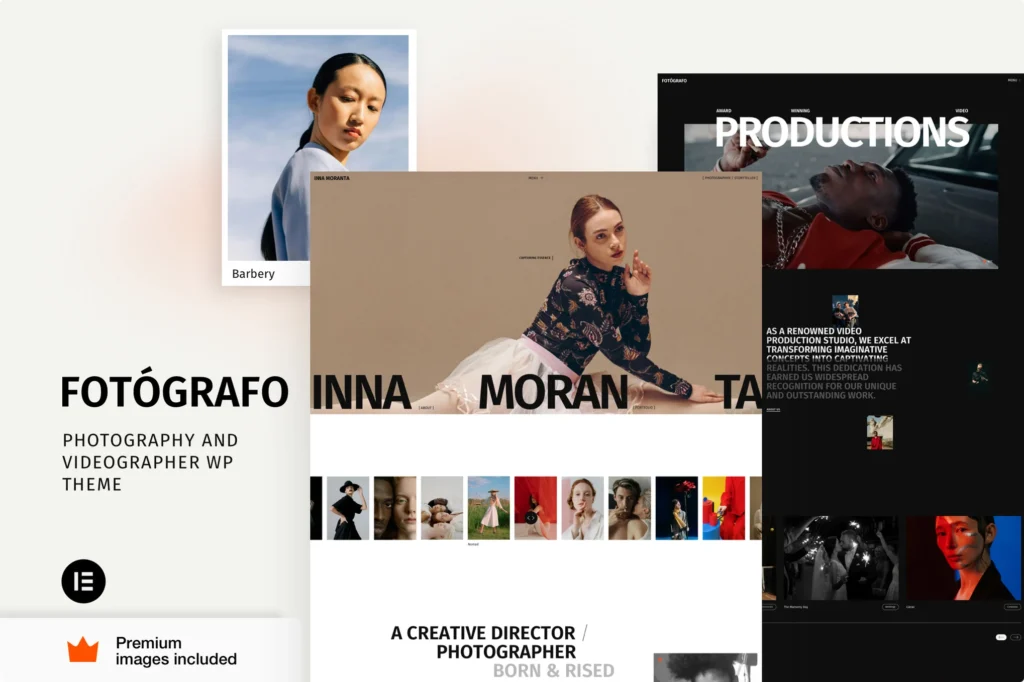 Fotógrafo Photography Videographer WordPress Theme