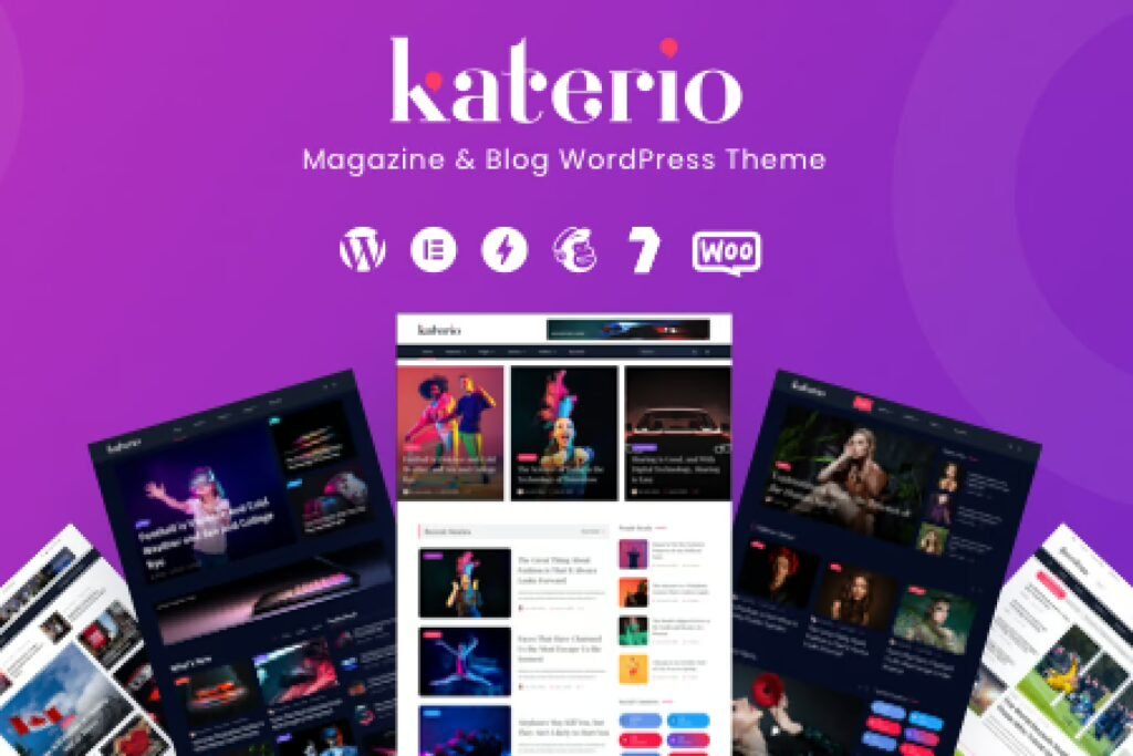 Katerio Magazine & Blog WordPress Theme
