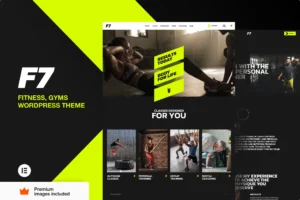 F7 Fitness Gym Sport Studio WordPress Theme