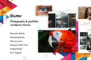 Shutter Photography WordPress Theme