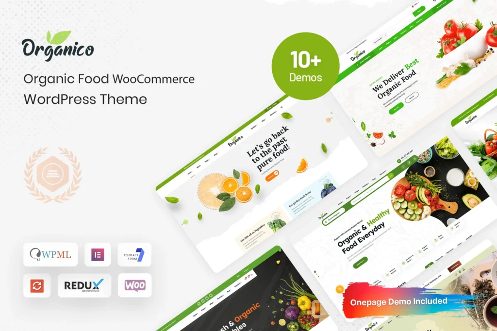 Organio Organic Food Store WordPress
