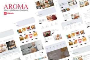 Aroma Bakery & Cake Elementor Template Kit
