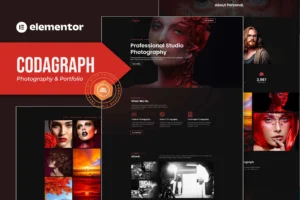 Codagraph Photography & Portfolio Elementor Template Kit