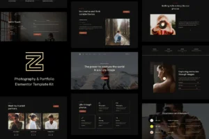 Zenin Photography & Portfolio Elementor Template Kit