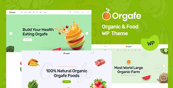 Orgafe Organic Food WordPress Theme