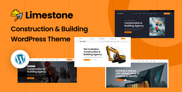 Limestone Construction Building WordPress Theme