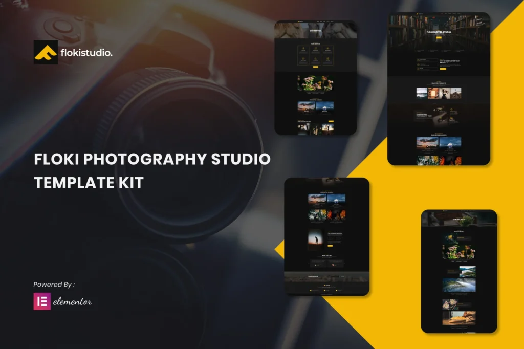 Floki Photography Studio Elementor Template Kit