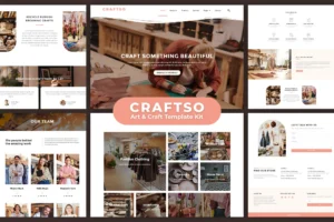 Craftso Crafting Elementor Template Kit
