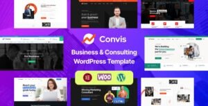 Convis Consulting Business Elementor WordPress Theme