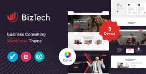 Biztech Corporate & Consulting Business WordPress Theme + RTL