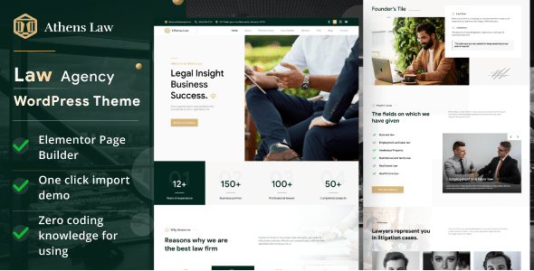 Athens Law Agency WordPress Theme