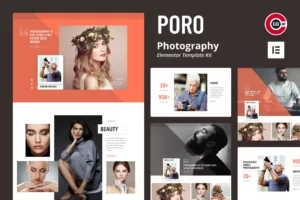 Poro Photography Elementor Template Kit