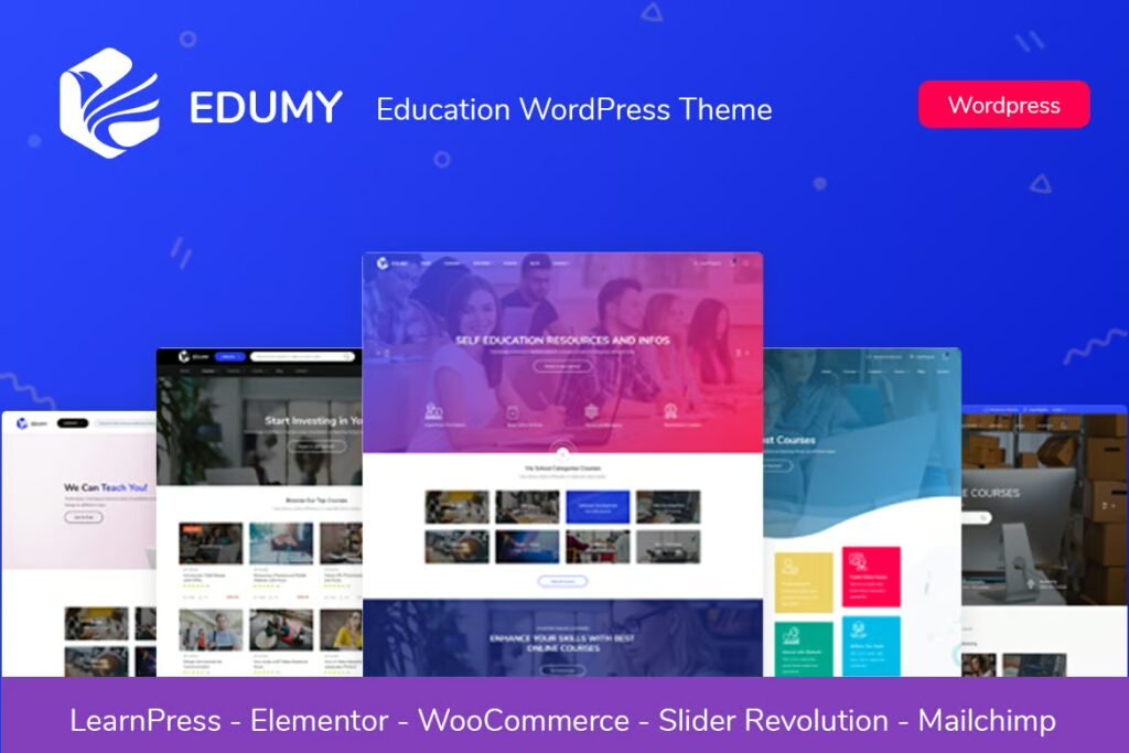 Edumy LMS Online Education WordPress Theme