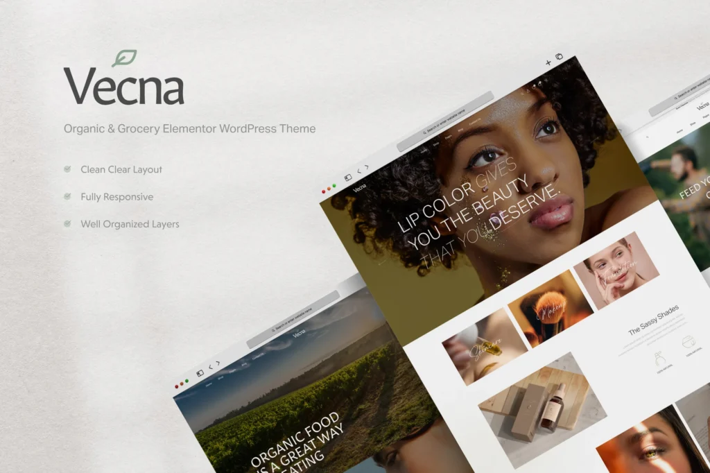Vecna Organic & Grocery WordPress Theme