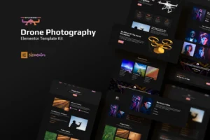 Splendid Drone Photography Elementor Template Kit
