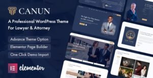 Canun Lawyer & Attorney WordPress Theme