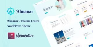 Almanar Islamic Center WordPress Theme