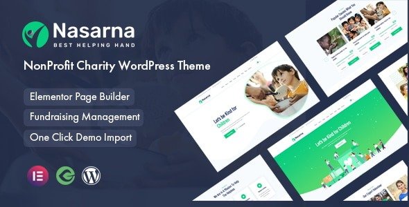 Nasarna NonProfit Charity WordPress Theme