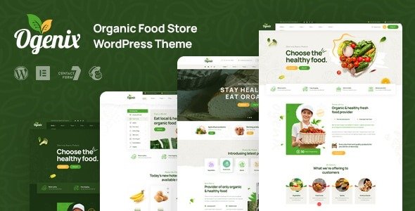 Ogenix Organic Food Store WordPress Theme