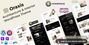 Oraxis Architecture and Interior Design WordPress Theme