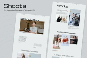 Shoots Photography Elementor Template Kits
