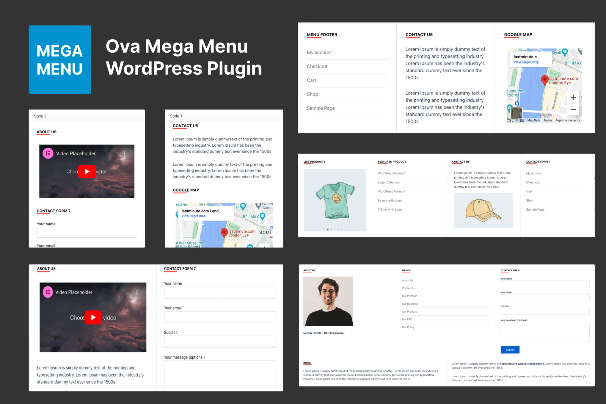 Mega Menu WordPress Plugin Ova