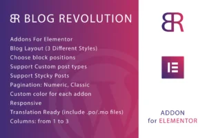 Blog Revolution for Elementor WordPress Plugin