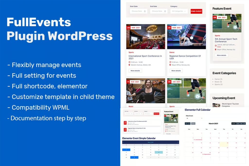 Event Plugin WordPress FullEvents
