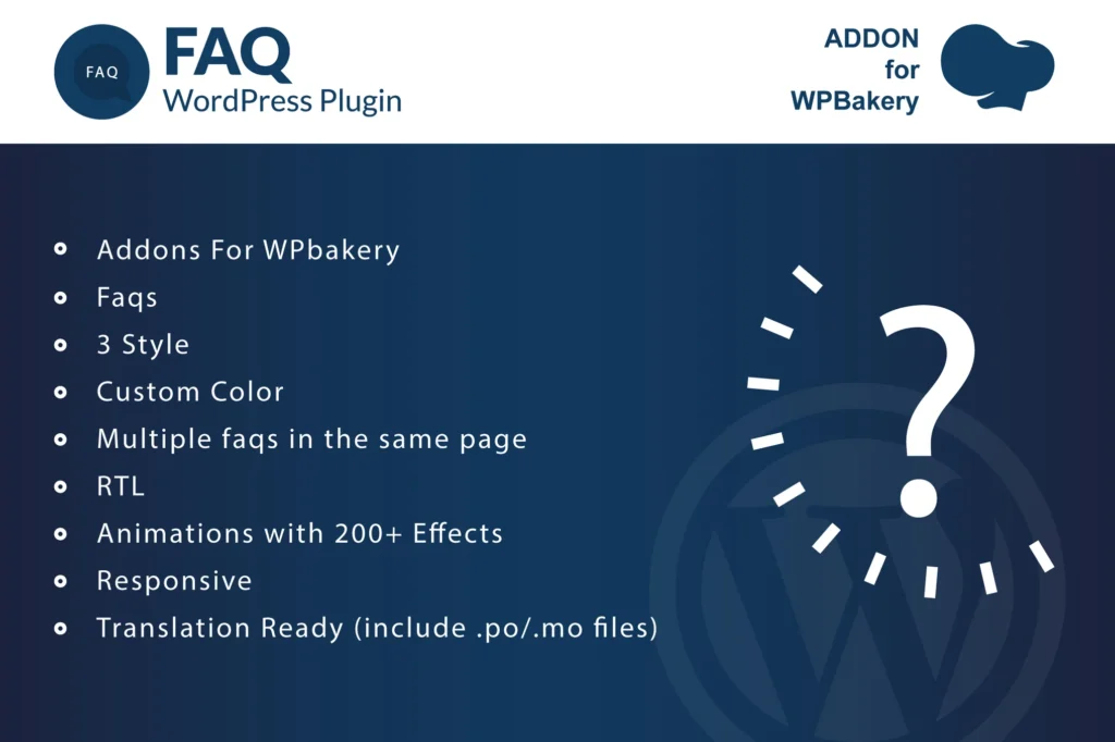 Faq Addons for WPBakery Page Builder