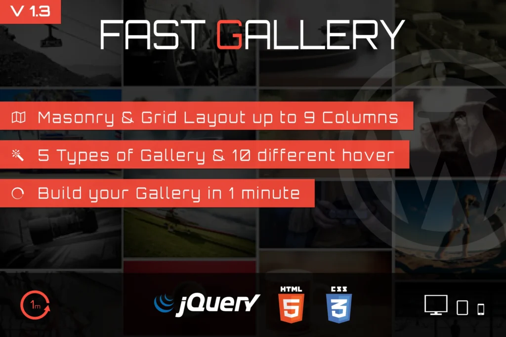 Fast Gallery Premium WordPress Plugin