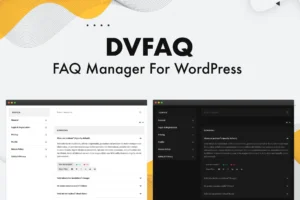 DV FAQ Advanced WordPress FAQ Plugin