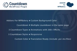 Countdown Addons for WPBakery Page Builder