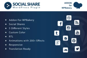 Social Share Addons for WPBakery Page Builder