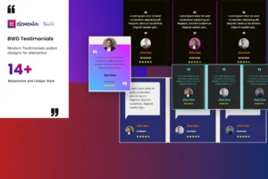 Testimonials addon for elementor