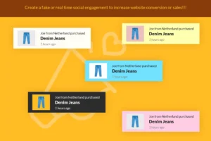 Trustify WordPress Fake Social Evidence