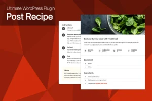 Ultimate Post Recipe Plugin for WordPress