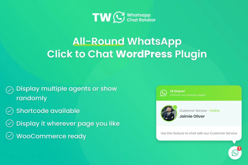 WhatsApp Chat for WordPress and WooCommerce