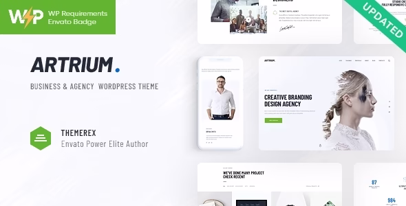 Artrium Creative Agency & Web Studio WordPress Theme