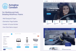 Autoglow Car Wash WordPress Theme