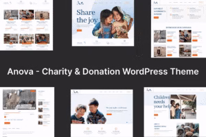 Anova Charity & Donation WordPress Theme