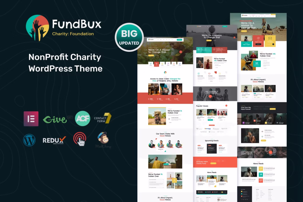 Fundbux Charity & Fundraise WordPress Theme